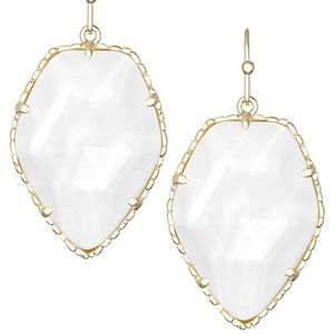 Kendra Scott Corley Earrings in white
